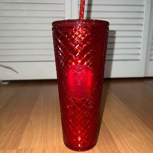 STARBUCKS red tumbler